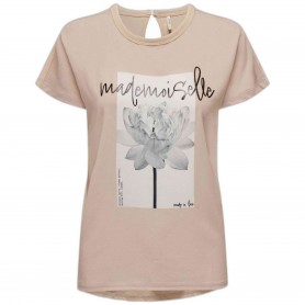 Camiseta Only Fauna Reg Ss Flower Top Box Jrs