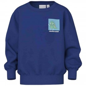 Sudadera Name It Nmmvasha Ls Nreg Sweat Unb (Azul Electrico)