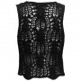 Chaleco Only Onllizzy Life Sl Crochet Tie Vest Knt