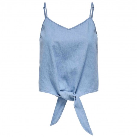 Camiseta Only Onlnova Azure Knot Singlet Ptm
