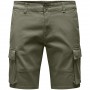 Pantalon Corto Only & Sons Onscam Stage Cargo Shorts 6689 Life Noos