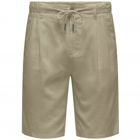 Pantalon Corto Only & Sons Leo Linen Mix 0048 Shorts