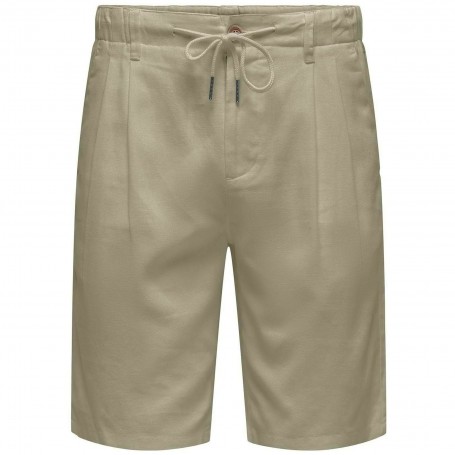 Pantalon Corto Only & Sons Leo Linen Mix 0048 Shorts