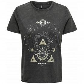 Camiseta Only Onllucy Life Reg Ss Top Jrs Noos