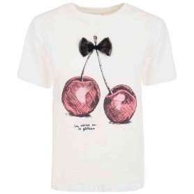 Camiseta Only Onlnita Life Reg S/S Bow Top Pri Cs Jrs