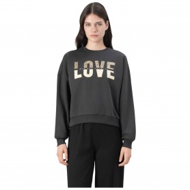 Sudadera Only Onltammie Ls Leo Print O-Neck Swt