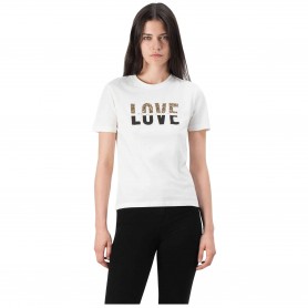 Camiseta Only Onltanya Life Reg Ss Leo Print Top Jrs