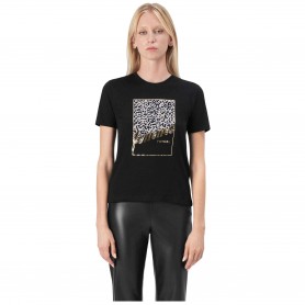 Camiseta Only Onltanya Life Reg Ss Leo Print Top Jrs