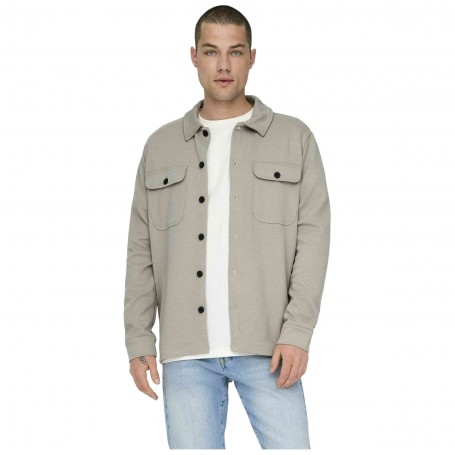 Chaqueta Only & Sons Newkodyl Overshirt Sweat Noos