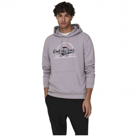 Sudadera Only & Sons Lenny Reg Vintage Print Hood Sweat