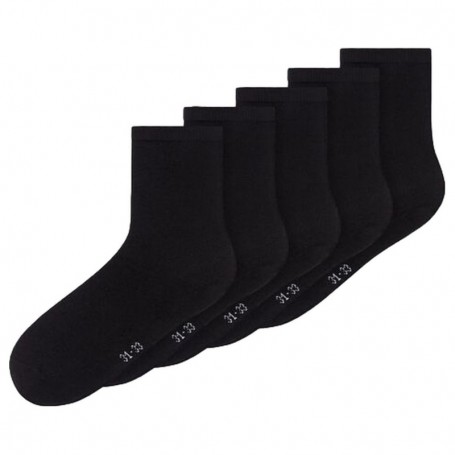 Name It Sock 5P Black Noos