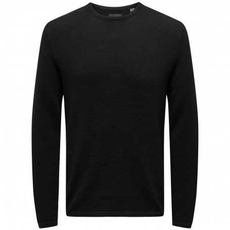 Jersei Only & Sons Panter 12 Struc Crew Knit Noos