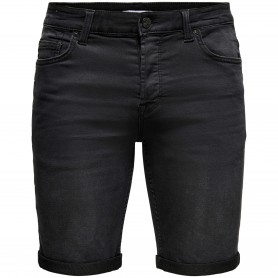 Pantalon Corto Only & Sons OnsPly Blk Jog 8581 pim dnm shorts noos