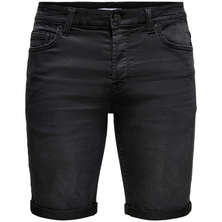 Pantalon Corto Only & Sons OnsPly Blk Jog 8581 pim dnm shorts noos