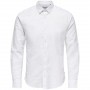 Camisa Only & Sons Caiden Ls Solid Linen Shirt Noos