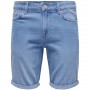 Pantalon Corto Only & Sons Ply Light Blue 6249 Denim Shorts
