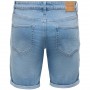 Pantalon Corto Only & Sons Ply Light Blue 6249 Denim Shorts