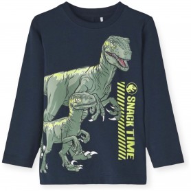 Camiseta Name It Josko Jurassic Ls Top Vde