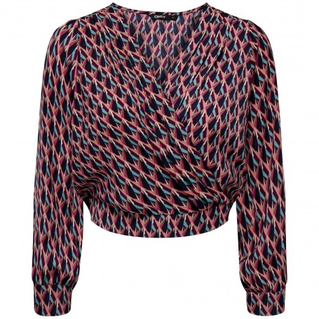Camisa Only Jenny Ls Wrap Top Ptm