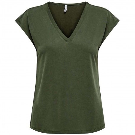 Camiseta Only Free Ss Modal V-Neck Top Jrs Noos