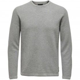 Jersei Only & Sons Panter 12 Struc Crew Knit Noos