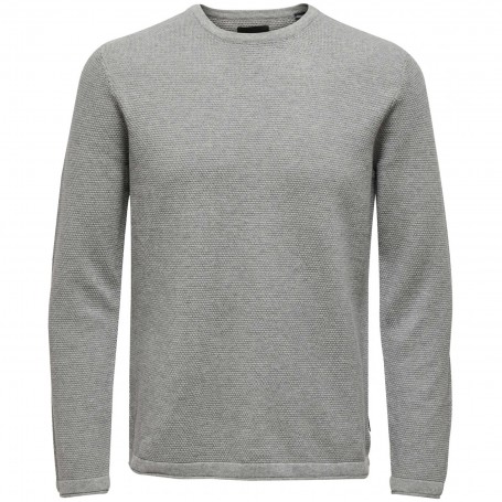 Jersei Only & Sons Panter 12 Struc Crew Knit Noos