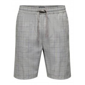 Pantalon Corto Only & Sons Linus 00261 Check Shorts Cs