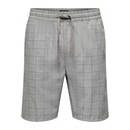 Pantalon Corto Only & Sons Linus 00261 Check Shorts Cs