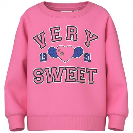 Sudadera Name It Viloui Ls Boxy Sweat Bru N